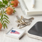 Amerikaans atheïst sleutelhanger (Zijkant)