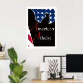 Amerikaans atheïstisch Poster (Thuiskantoor)
