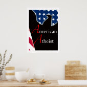 Amerikaans atheïstisch Poster (Keuken)