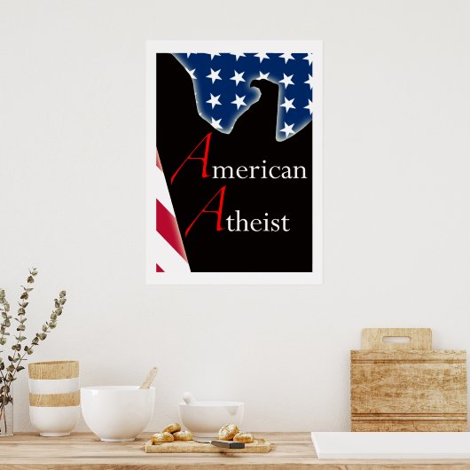 Amerikaans atheïstisch Poster (Keuken)