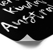 Amerikaans Australisch dubbele nationaliteit cadea Poster (Hoek)