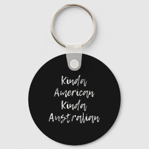 Amerikaans Australisch dubbele nationaliteit cadea Sleutelhanger