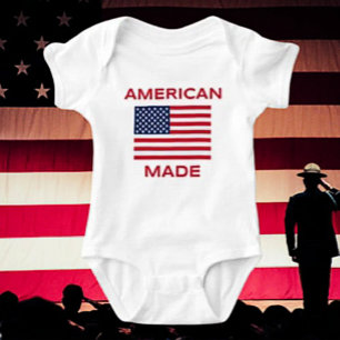 Amerikaans Baby Body'tje – Trots Geboren in de Romper