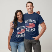 Amerikaans Badass-shirt T-shirt (Unisex)