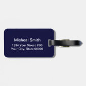 Amerikaans Bagagelabel (Achterkant horizontaal)