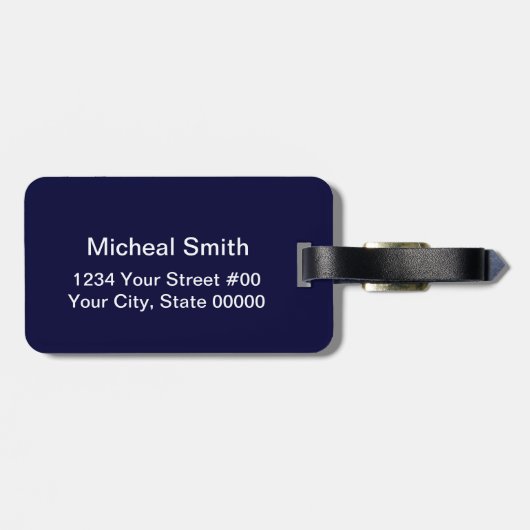 Amerikaans Bagagelabel (Achterkant horizontaal)