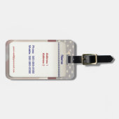 Amerikaans Bagagelabel van Vrijheid (Voorkant horizontaal)