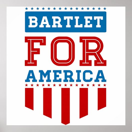 amerikaans bartlet poster (Voorkant)