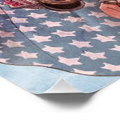 Amerikaans BBQ Propaganda Poster (geen tekstversie (Hoek)