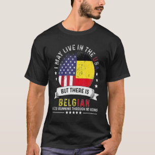 Amerikaans Belgisch huis in de VS Patriot American T-shirt