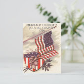 Amerikaans Bevrijdingsschild Briefkaart (Staand voorkant)