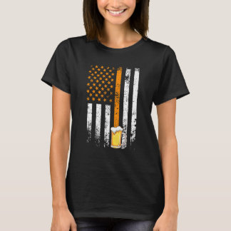 Amerikaans Bier Vader Dag Mannen Bier Drinker 1 T-shirt