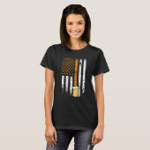 Amerikaans Bier Vader Dag Mannen Bier Drinker 1 T-shirt (Voorkant volledig)