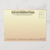 amerikaans bier voor spierwagen briefkaart (Achterkant)