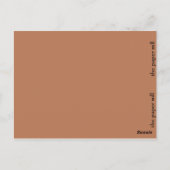 Amerikaans Bladwijzer Woodcock Briefkaart (Achterkant)