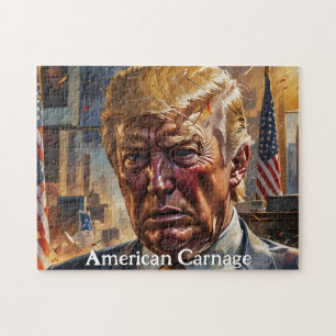 Amerikaans bloedbad Donald Trump Legpuzzel