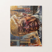 Amerikaans bloedbad Donald Trump Legpuzzel (Verticaal)