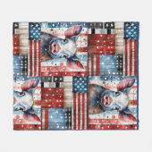 amerikaans Boerderij Fleece Deken (Voorkant (Horizontaal))