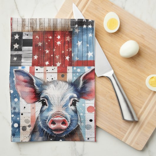 amerikaans Boerderij Theedoek (Quarter Fold)