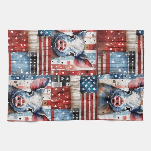 amerikaans Boerderij Theedoek (Horizontaal)