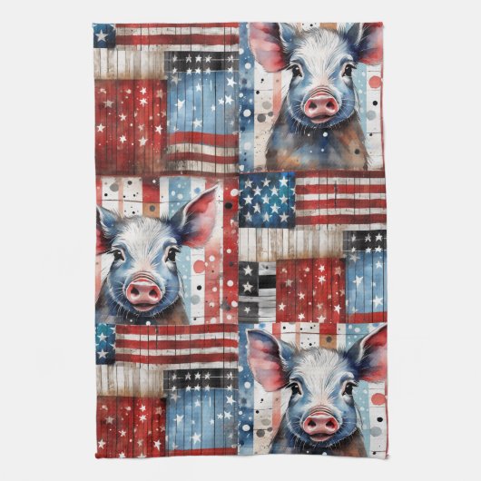 amerikaans Boerderij Theedoek (Verticaal)