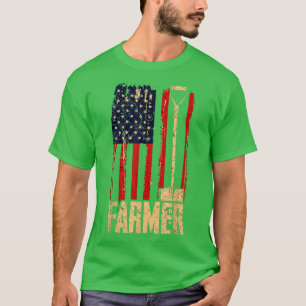 Amerikaans Boerderij voor de landbouw van Amerikaa T-shirt