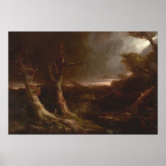 Amerikaans bos - Thomas Cole Fine Art Poster (Voorkant)