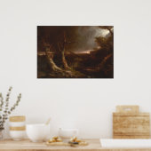 Amerikaans bos - Thomas Cole Fine Art Poster (Keuken)