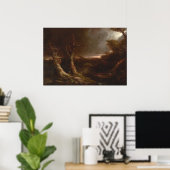 Amerikaans bos - Thomas Cole Fine Art Poster (Thuiskantoor)