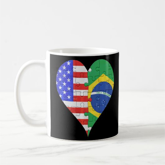 Amerikaans Braziliaans vlaggelhoofd Koffiemok (Links)
