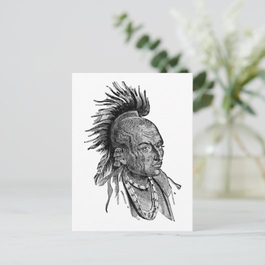 Amerikaans Briefkaart (Staand voorkant)