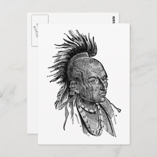 Amerikaans Briefkaart (Voorkant / Achterkant)