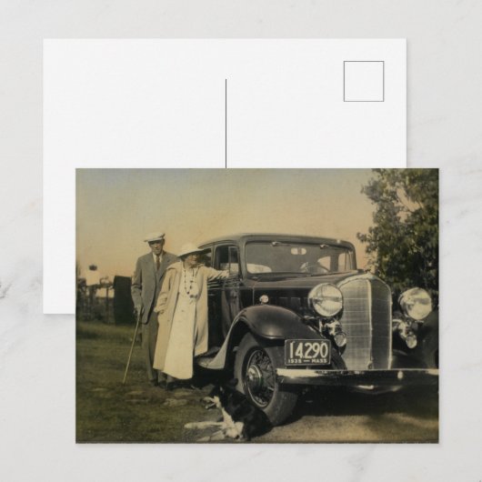 Amerikaans Briefkaart (Voorkant / Achterkant)