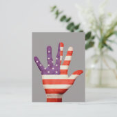 Amerikaans briefkaart (Staand voorkant)