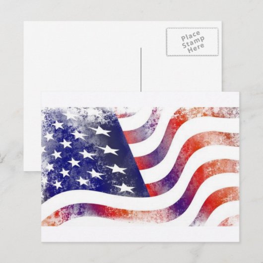 -Amerikaans Briefkaart (Voorkant / Achterkant)