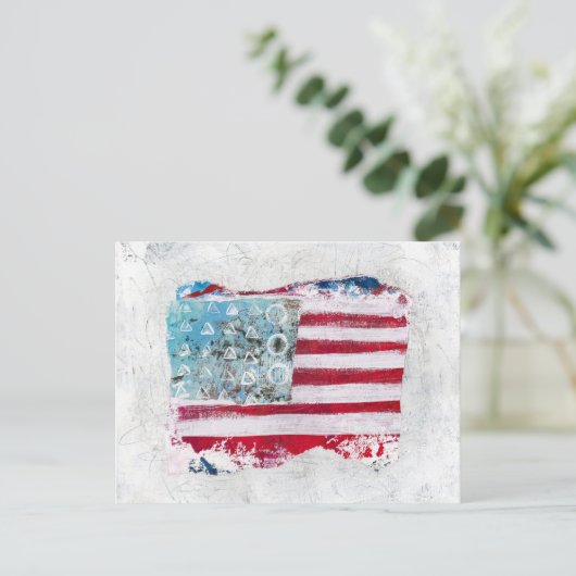 Amerikaans Briefkaart - Abstracte Kunst (Staand voorkant)