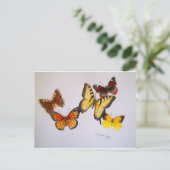 Amerikaans Briefkaart Butterflies (Staand voorkant)