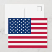 Amerikaans Briefkaart van de Onafhankelijkheidsdag (Voorkant / Achterkant)