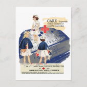 -Amerikaans Briefkaart voor de groet van het Rode  (Voorkant)