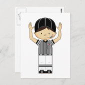 Amerikaans Briefkaart voor Football (Voorkant / Achterkant)