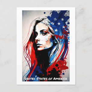 Amerikaans Briefkaart - Wereld aan vrouwen - Colle