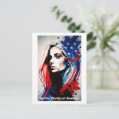 Amerikaans Briefkaart - Wereld aan vrouwen - Colle (Staand voorkant)