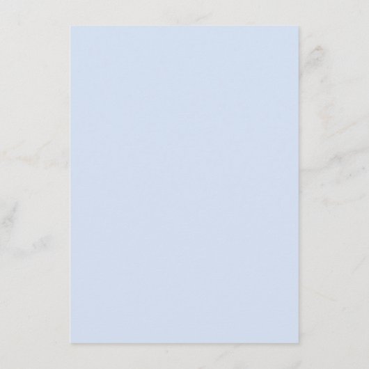 Amerikaans Brits 4 gangen bruiloft Menu (Achterkant)