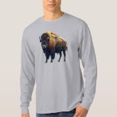 Amerikaans Buffalo Lang T-shirt (Voorkant)