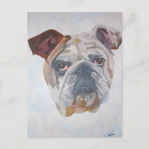 Amerikaans Bulldog Artistic Pet Portret Briefkaart