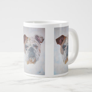 Amerikaans Bulldog Artistic Pet Portret Grote Koffiekop