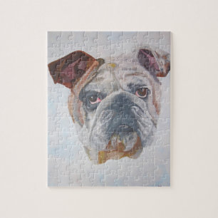 Amerikaans Bulldog Artistic Pet Portret Legpuzzel