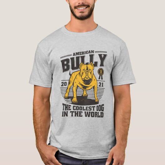Amerikaans Bully Contrast T-shirt (Voorkant)
