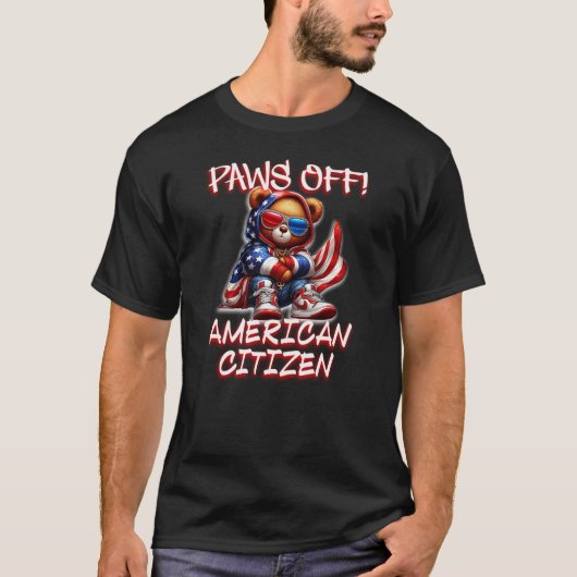 Amerikaans Burger T-shirt (Voorkant)