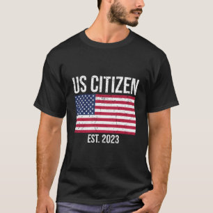 Amerikaans Burgerdecoratie Nieuwe Amerikaanse Burg T-shirt